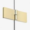 NEW TRENDY Drzwi wnękowe NESTA LIGHT GOLD 1D L 100x200 czyste 6mm Active Shield 2.0 D-0911A